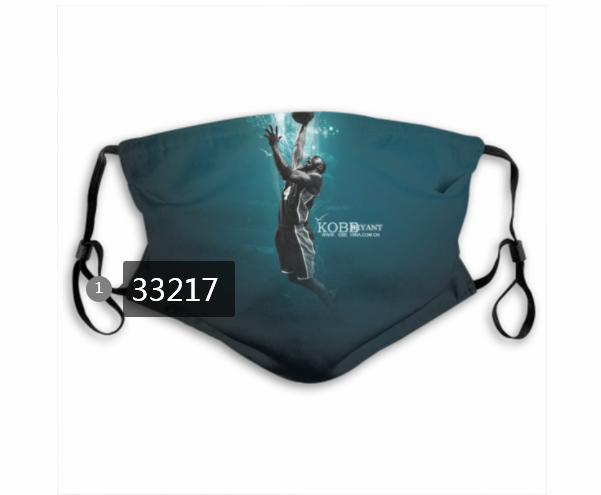 2021 NBA Los Angeles Lakers #24 kobe bryant 33217 Dust mask with filter->nba dust mask->Sports Accessory